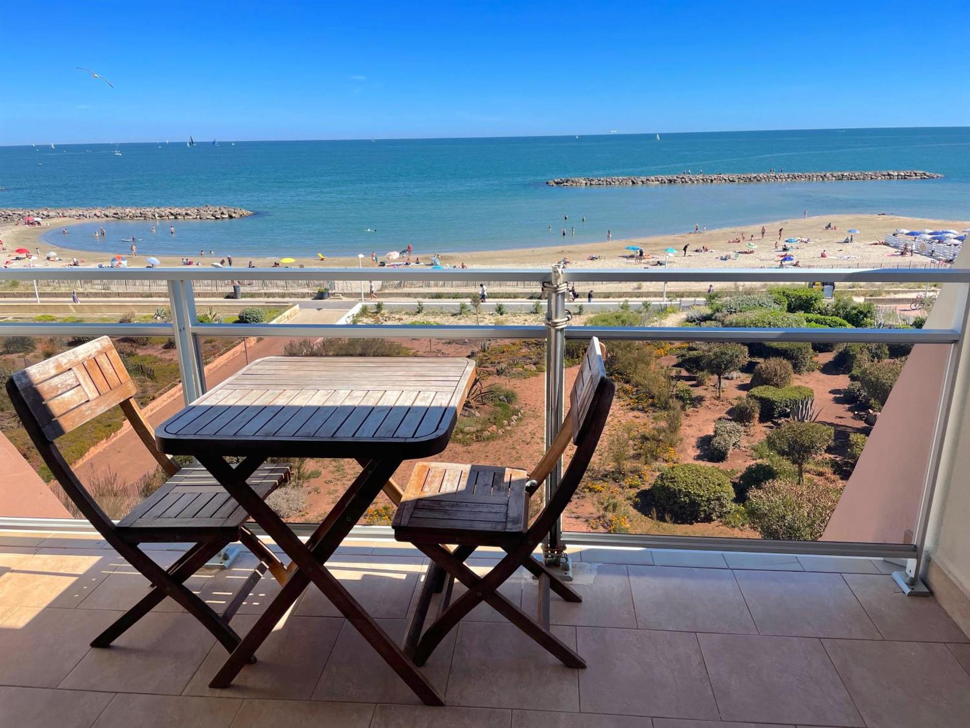 Front De Mer T2 Palavas Les Flots Direct Plage Екстериор снимка